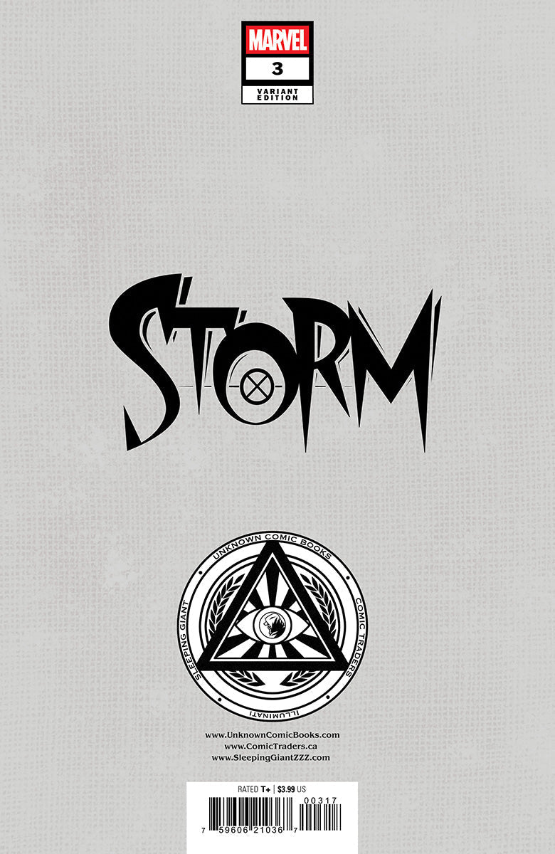 Storm 3 Unknown Comics Mateus Manhanini Exclusive Virgin Var (12/11/2024) - DelsBricks Toys & CollectiblesCOMIC BOOKDelsBricks Toys & CollectiblesUnknown Comic Books