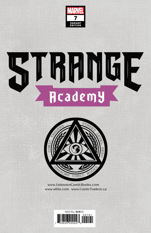 Strange Academy 7 Unknown Comics Todd Nauck Exclusive Var (01/27/2021) - DelsBricks Toys & CollectiblesCOMIC BOOK EXCLUSIVEDelsBricks Toys & CollectiblesUnknown Comic Books