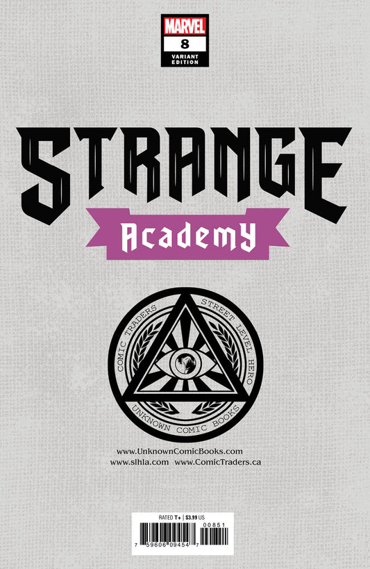 Strange Academy 9 Unknown Comics Taurin Clarke Exclusive Var (03/10/2021) - DelsBricks Toys & CollectiblesCOMIC BOOK EXCLUSIVEDelsBricks Toys & CollectiblesUnknown Comic Books
