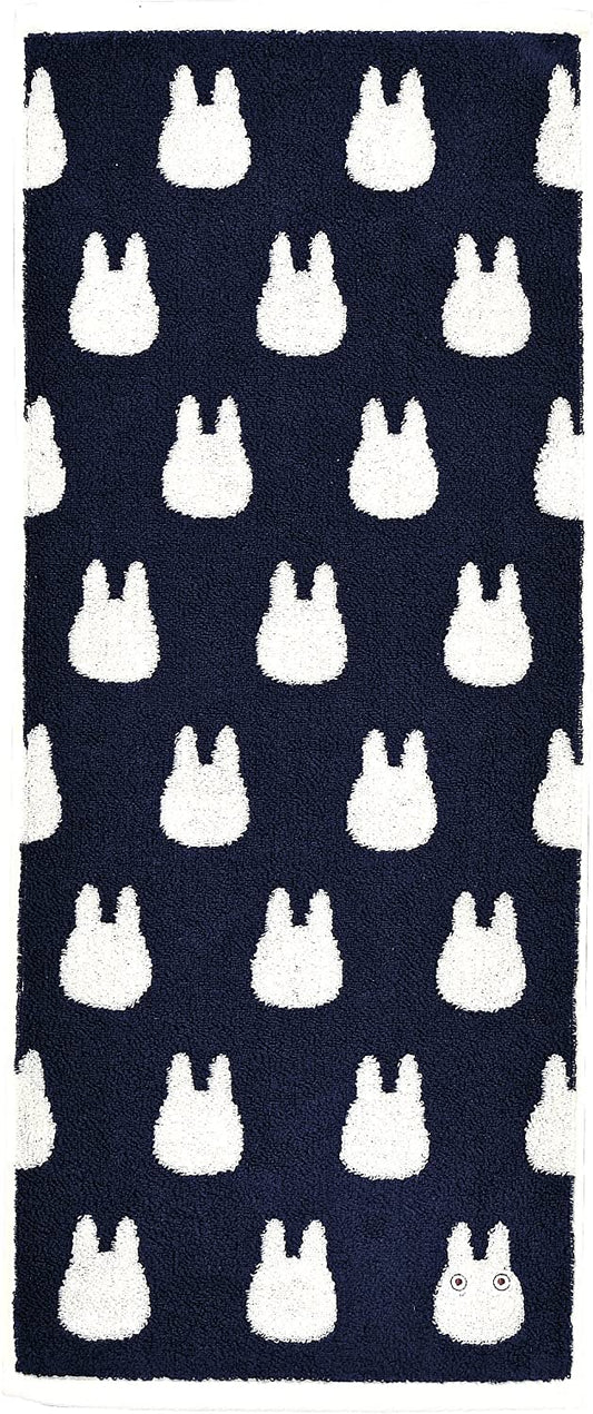 Studio Ghibli Silhouette Series (Face Towel) My Neighbor Totoro Marushin Silhouette Towel Series Blue - DelsBricks Toys & CollectiblesTowelsDelsBricks Toys & CollectiblesSuper Anime Store