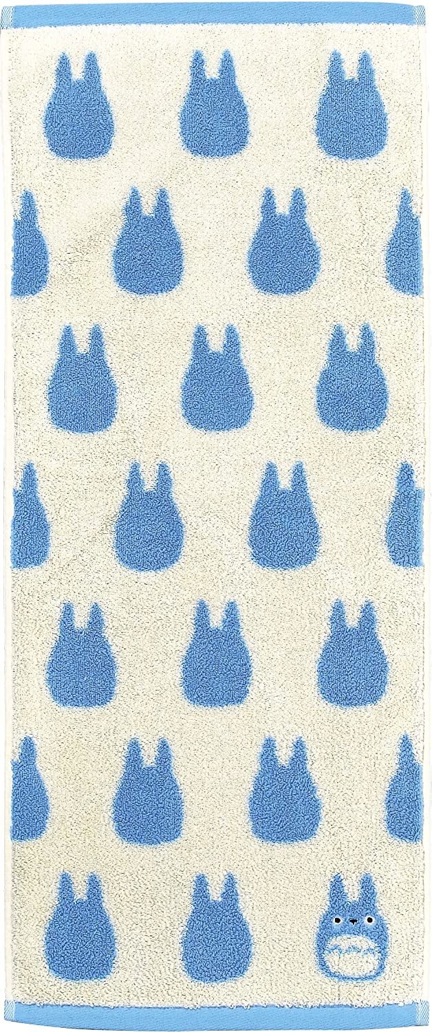 Studio Ghibli Silhouette Series (Face Towel) My Neighbor Totoro Marushin Silhouette Towel Series Light Blue - DelsBricks Toys & CollectiblesTowelsDelsBricks Toys & CollectiblesSuper Anime Store