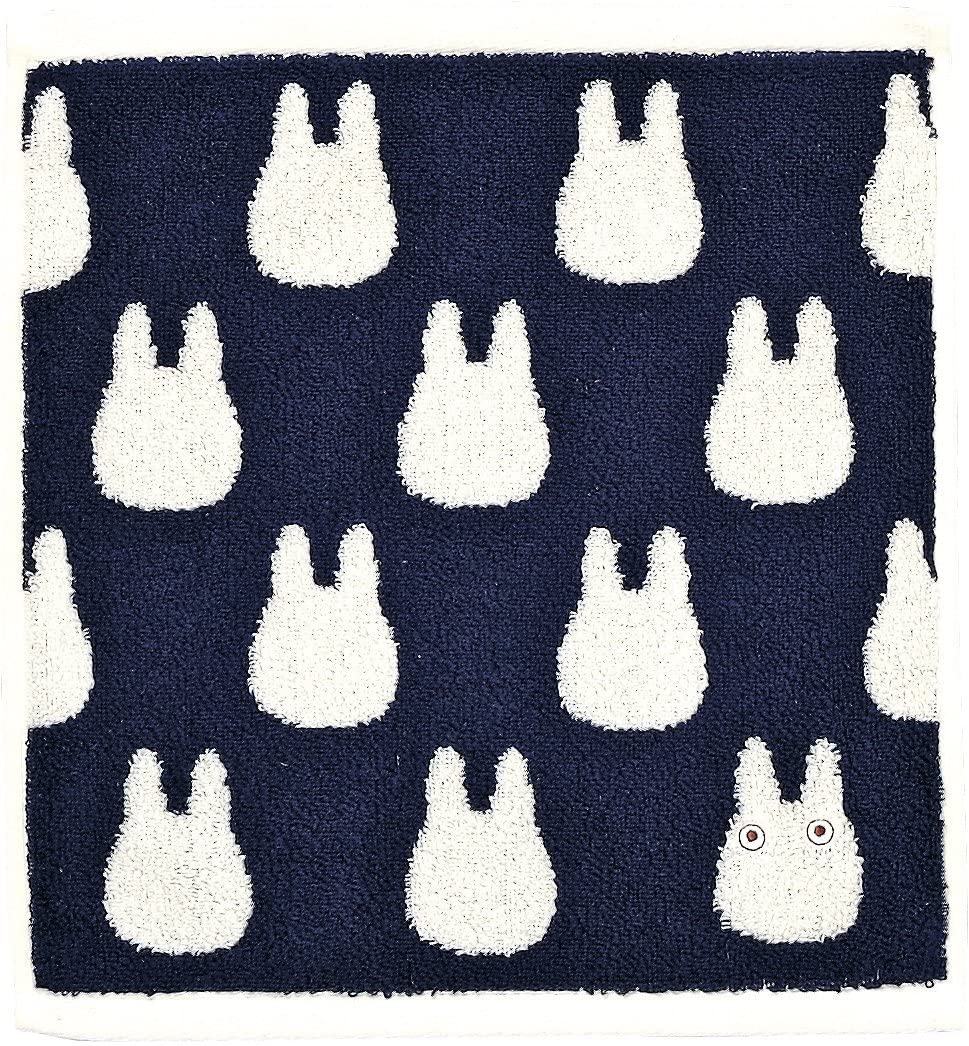Studio Ghibli Silhouette Series (Wash Towel) My Neighbor Totoro Marushin Silhouette Towel Series Dark Blue - DelsBricks Toys & CollectiblesTowelsDelsBricks Toys & CollectiblesSuper Anime Store