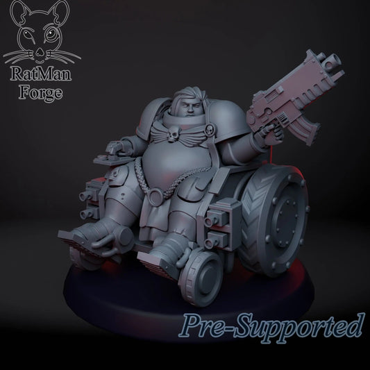 Super Left Hero by Ratman Forge, 28/32mm scale miniature, 54x43mm - DelsBricks Toys & CollectiblesResin Printed MiniatureDelsBricks Toys & CollectiblesMega Diamonds & Schwartzreiter Mini Forge