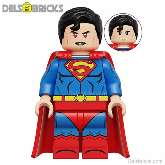 Superman Man of Steel Lego Minifigures Custom Toys - DelsBricks MinifiguresMinifiguresDelsBricks MinifiguresDelsbricks