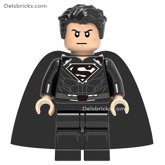Superman Black Suit Minifigures Delsbricks   