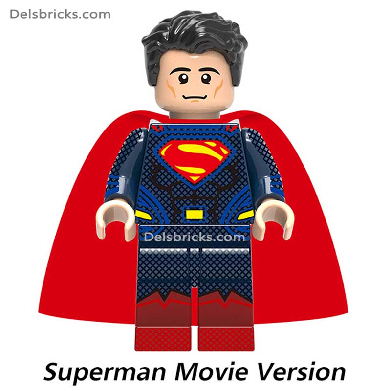 Superman Man of Steel Movie Version Minifigures Delsbricks   