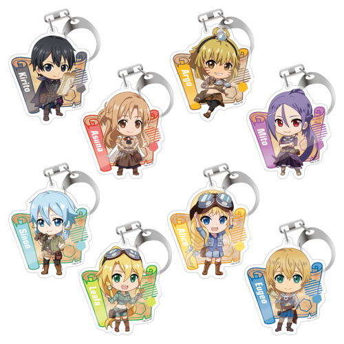 Sword Art Online Acrylic Keychain - Quest Series Deformed Blind Box - Kadokawa - DelsBricks Toys & CollectiblesKeychainDelsBricks Toys & CollectiblesSuper Anime Store