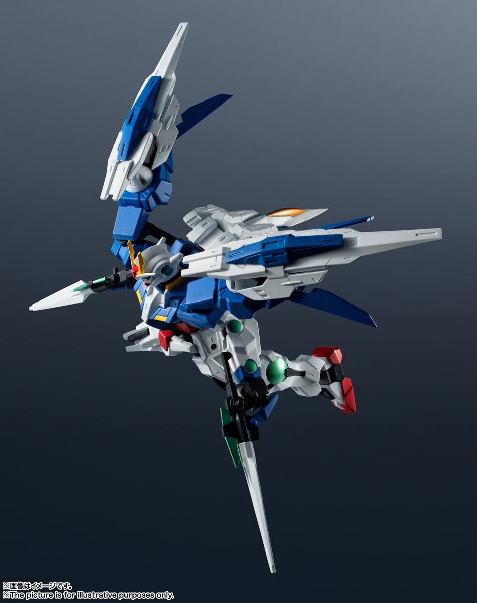 Tamashi Nations - Mobile Suit Gundam - GN - 0000 + GNR - 010 00 Raiser, Bandai Spirits GUNDAM UNIVERSE Figure - DelsBricks Toys & CollectiblesFiguresDelsBricks Toys & CollectiblesSuper Anime Store