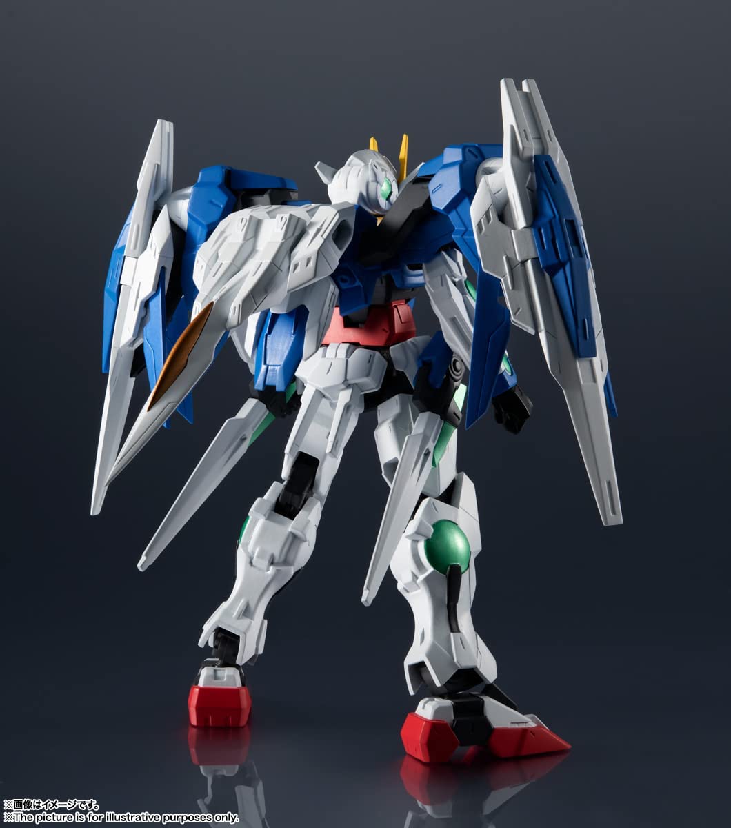 Tamashi Nations - Mobile Suit Gundam - GN - 0000 + GNR - 010 00 Raiser, Bandai Spirits GUNDAM UNIVERSE Figure - DelsBricks Toys & CollectiblesFiguresDelsBricks Toys & CollectiblesSuper Anime Store
