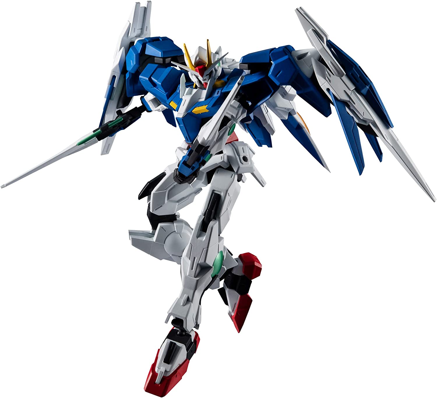 Tamashi Nations - Mobile Suit Gundam - GN - 0000 + GNR - 010 00 Raiser, Bandai Spirits GUNDAM UNIVERSE Figure - DelsBricks Toys & CollectiblesFiguresDelsBricks Toys & CollectiblesSuper Anime Store