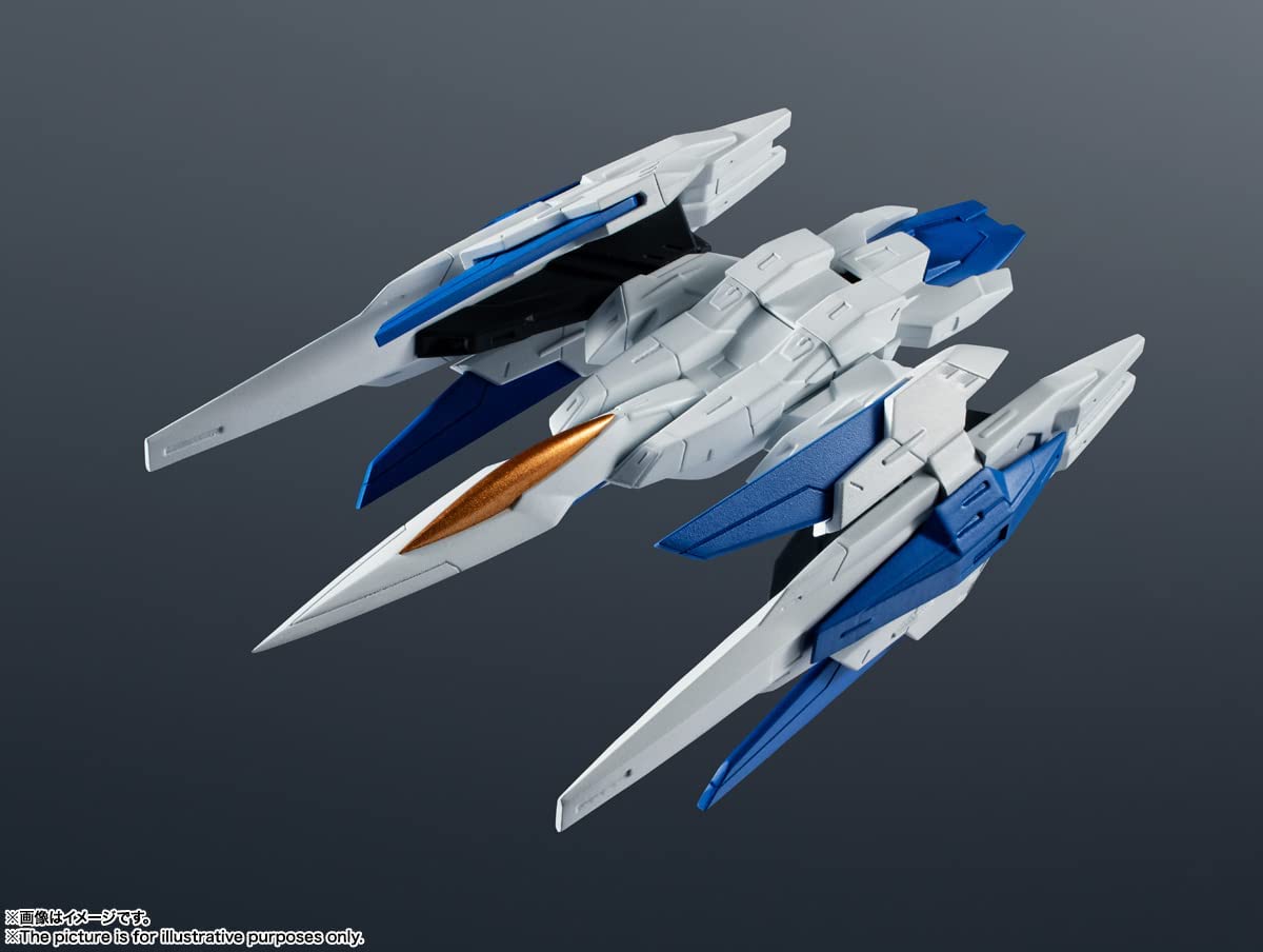 Tamashi Nations - Mobile Suit Gundam - GN - 0000 + GNR - 010 00 Raiser, Bandai Spirits GUNDAM UNIVERSE Figure - DelsBricks Toys & CollectiblesFiguresDelsBricks Toys & CollectiblesSuper Anime Store