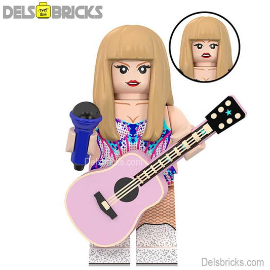 Taylor Swift Lego Minifigures Custom Music Toys Eras Tour set 2 - 1 - DelsBricks MinifiguresMinifiguresDelsBricks MinifiguresDelsbricks