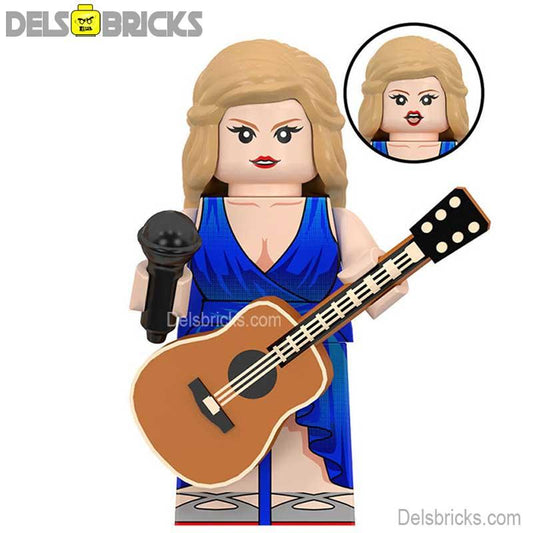 Taylor Swift Lego Minifigures Custom Music Toys Eras Tour set 2 - 2 - DelsBricks MinifiguresMinifiguresDelsBricks MinifiguresDelsbricks