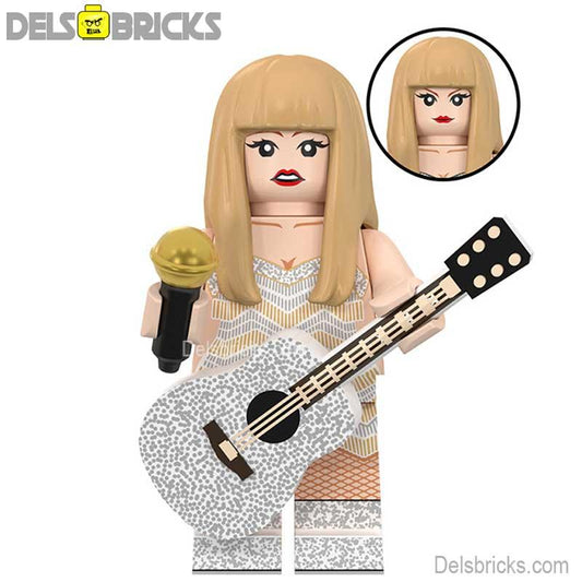 Taylor Swift Lego Minifigures Custom Music Toys Eras Tour set 2 - 5 - DelsBricks MinifiguresMinifiguresDelsBricks MinifiguresDelsbricks