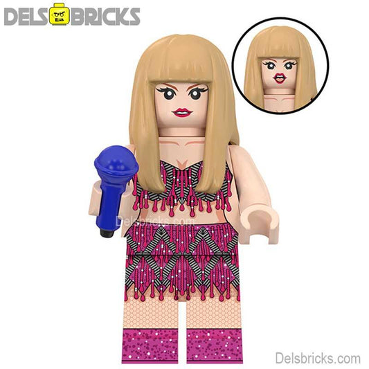 Taylor Swift Lego Minifigures Custom Music Toys Eras Tour set 2 - 8 - DelsBricks MinifiguresMinifiguresDelsBricks MinifiguresDelsbricks