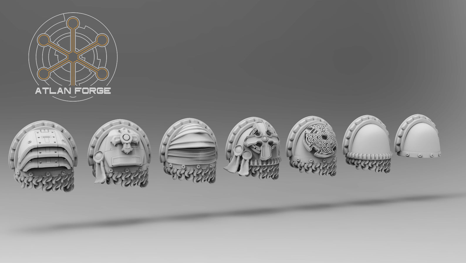 Templar Crusaders by Atlan Forge – 5 - Man Modular Resin Printed Grimdark Squad (28/32mm) - DelsBricks Toys & CollectiblesResin Printed MiniatureDelsBricks Toys & CollectiblesMega Diamonds & Schwartzreiter Mini Forge