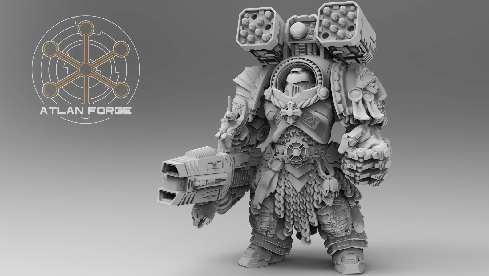Templar Crusaders by Atlan Forge – 5 - Man Modular Resin Printed Grimdark Squad (28/32mm) - DelsBricks Toys & CollectiblesResin Printed MiniatureDelsBricks Toys & CollectiblesMega Diamonds & Schwartzreiter Mini Forge