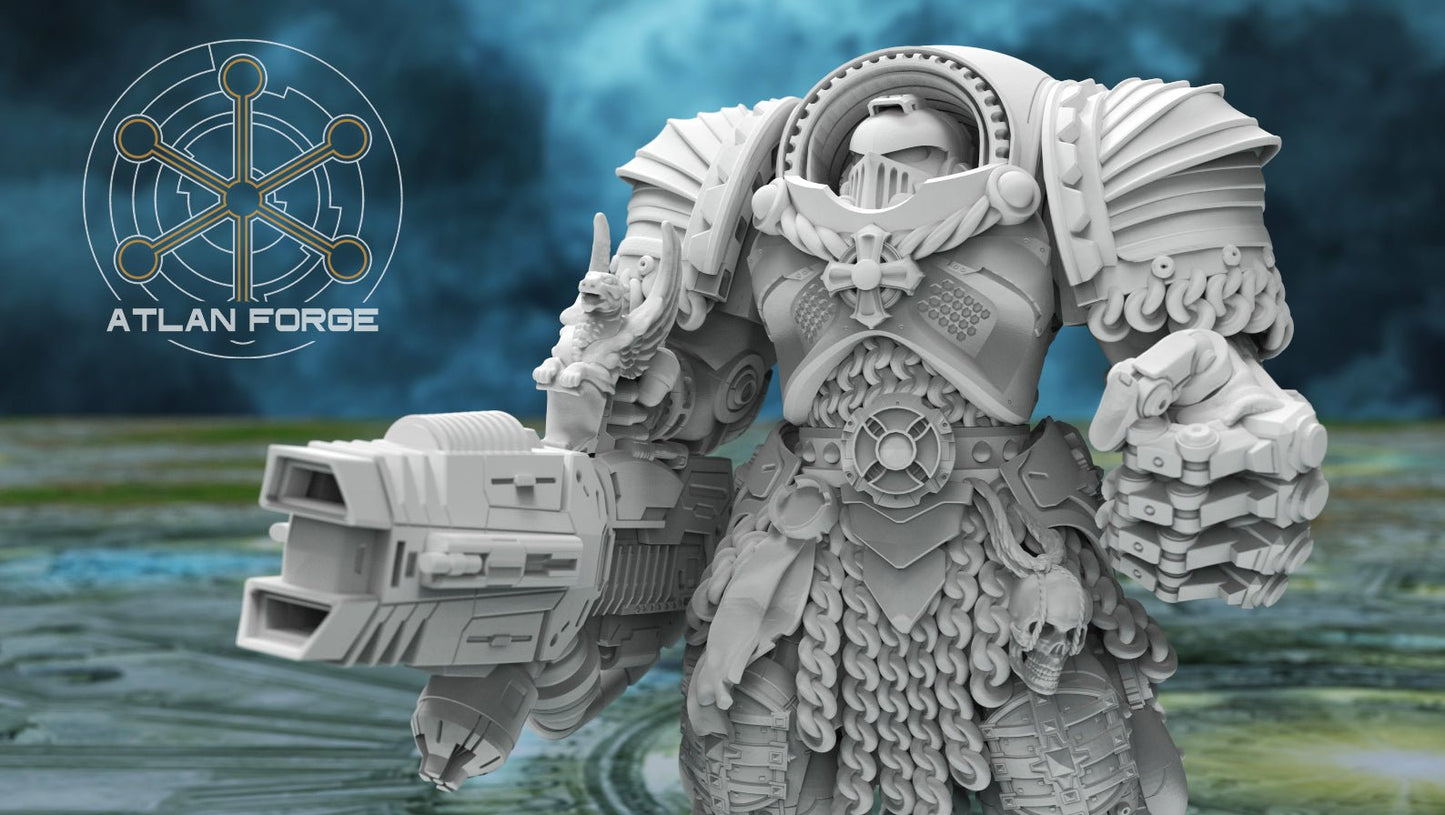 Templar Crusaders by Atlan Forge – 5 - Man Modular Resin Printed Grimdark Squad (28/32mm) - DelsBricks Toys & CollectiblesResin Printed MiniatureDelsBricks Toys & CollectiblesMega Diamonds & Schwartzreiter Mini Forge