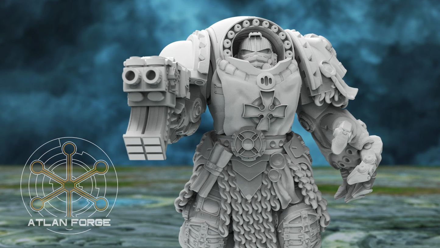 Templar Crusaders by Atlan Forge – 5 - Man Modular Resin Printed Grimdark Squad (28/32mm) - DelsBricks Toys & CollectiblesResin Printed MiniatureDelsBricks Toys & CollectiblesMega Diamonds & Schwartzreiter Mini Forge