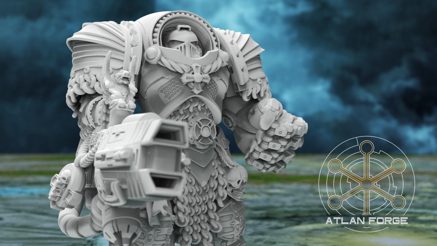 Templar Crusaders by Atlan Forge – 5 - Man Modular Resin Printed Grimdark Squad (28/32mm) - DelsBricks Toys & CollectiblesResin Printed MiniatureDelsBricks Toys & CollectiblesMega Diamonds & Schwartzreiter Mini Forge