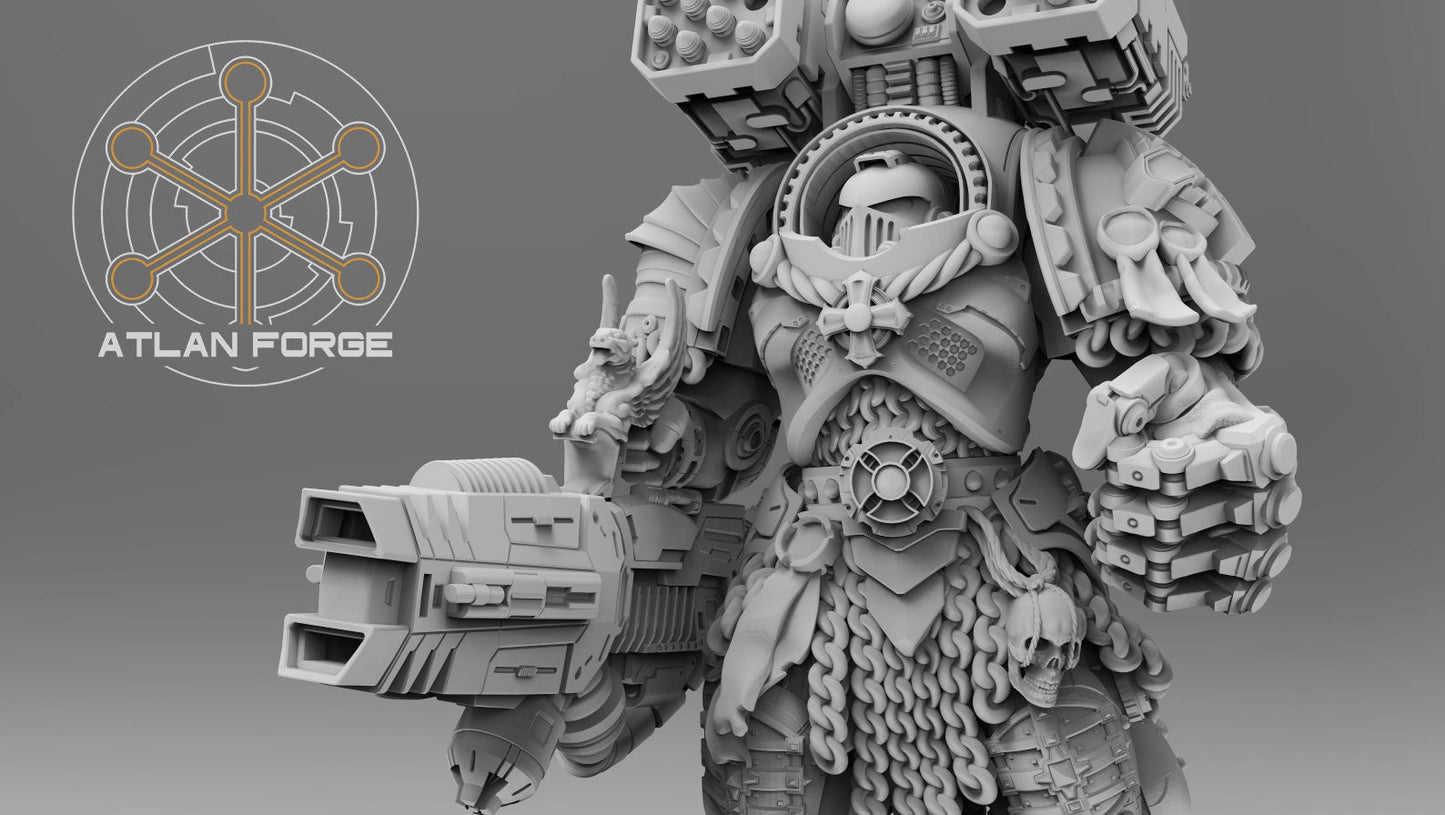 Templar Crusaders by Atlan Forge – 5 - Man Modular Resin Printed Grimdark Squad (28/32mm) - DelsBricks Toys & CollectiblesResin Printed MiniatureDelsBricks Toys & CollectiblesMega Diamonds & Schwartzreiter Mini Forge