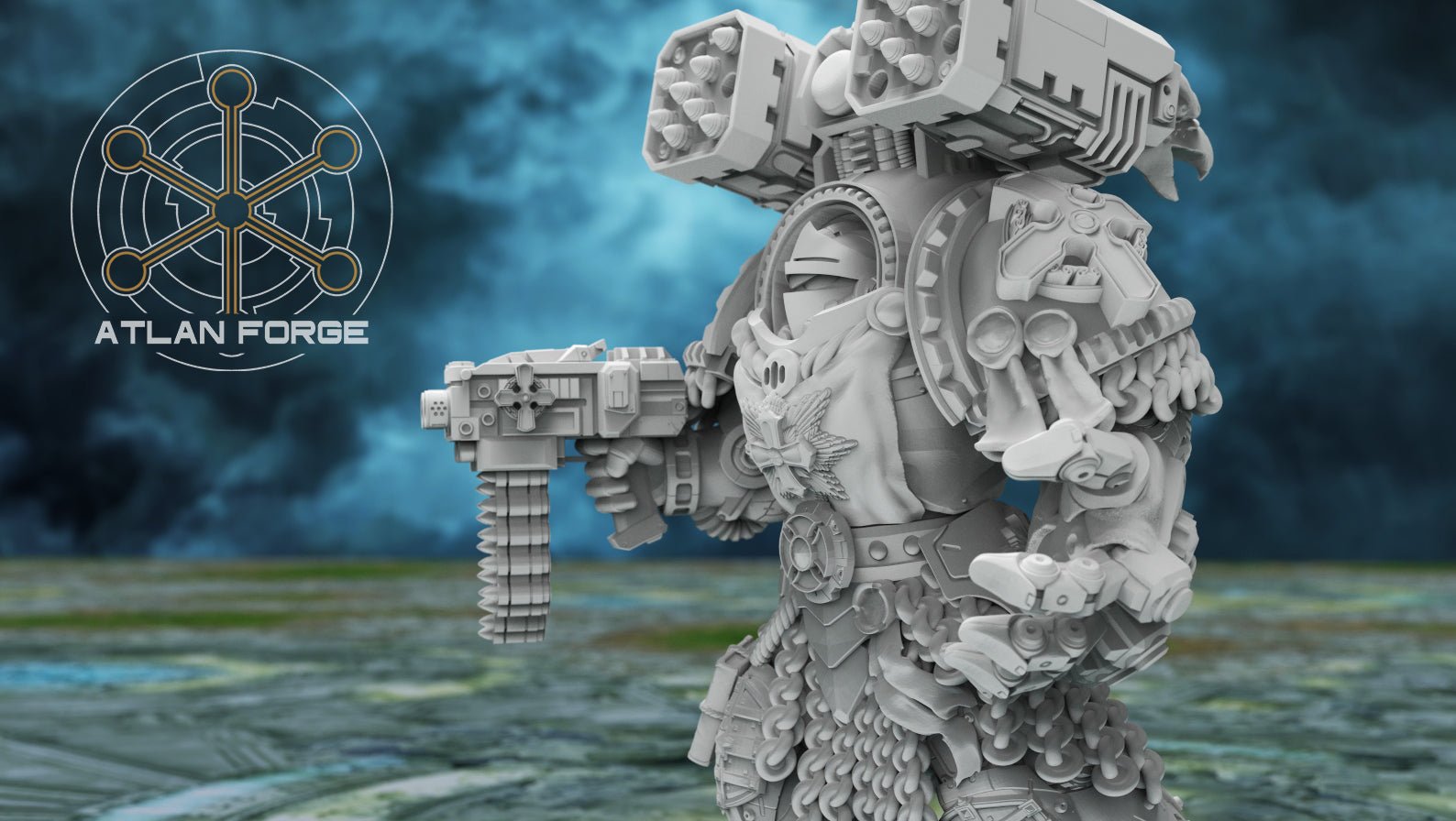 Templar Crusaders by Atlan Forge – 5 - Man Modular Resin Printed Grimdark Squad (28/32mm) - DelsBricks Toys & CollectiblesResin Printed MiniatureDelsBricks Toys & CollectiblesMega Diamonds & Schwartzreiter Mini Forge