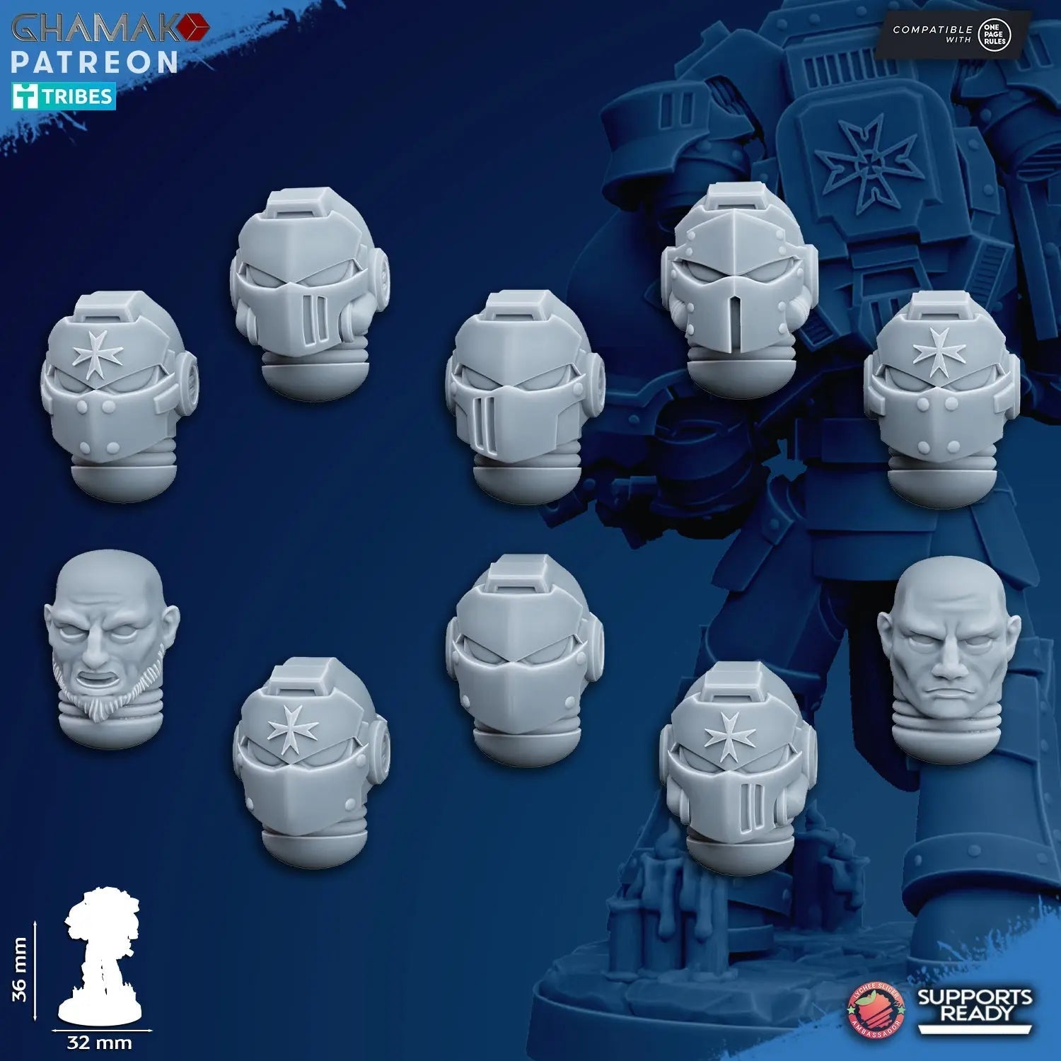 Temple Militum Squad by Ghamak – 10 - Unit Resin Printed Sci - Fi Minis (36mm) - DelsBricks Toys & CollectiblesResin Printed MiniatureDelsBricks Toys & CollectiblesMega Diamonds & Schwartzreiter Mini Forge