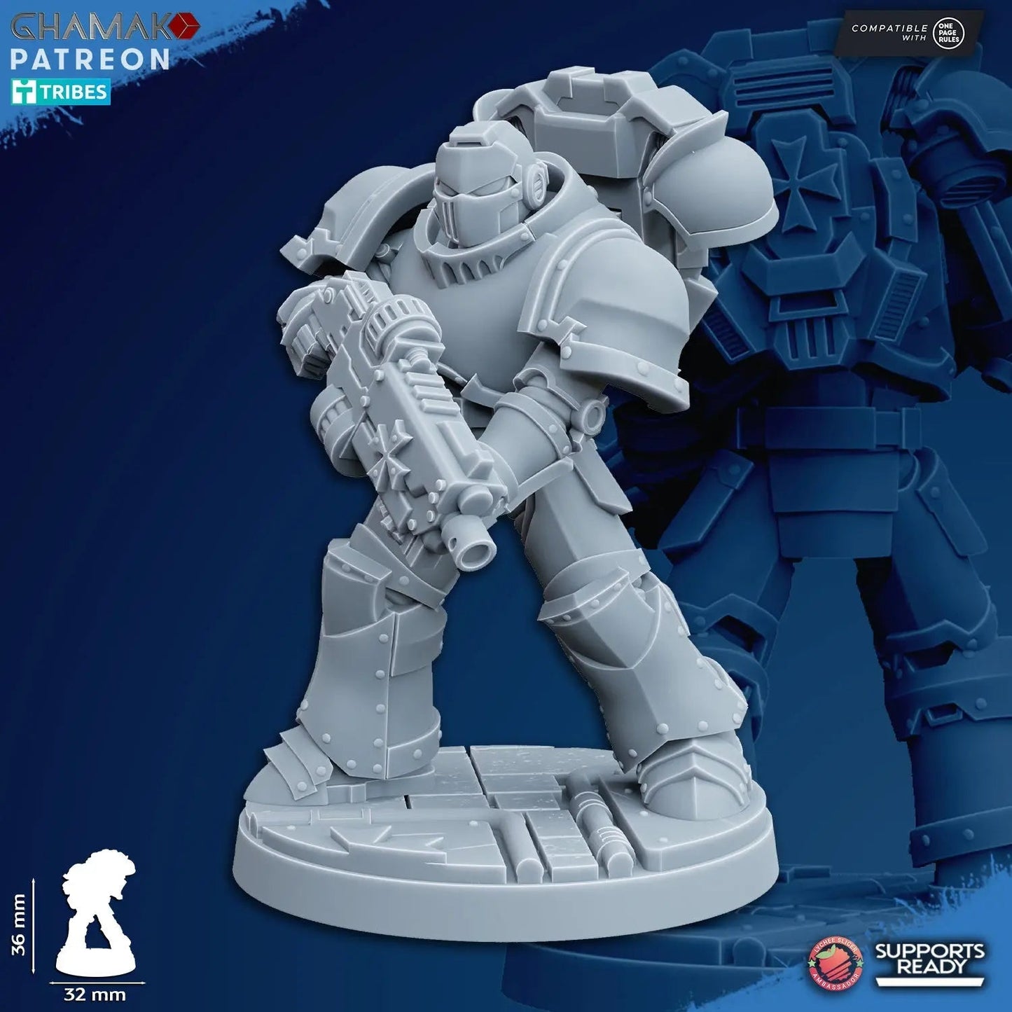 Temple Militum Squad by Ghamak – 10 - Unit Resin Printed Sci - Fi Minis (36mm) - DelsBricks Toys & CollectiblesResin Printed MiniatureDelsBricks Toys & CollectiblesMega Diamonds & Schwartzreiter Mini Forge