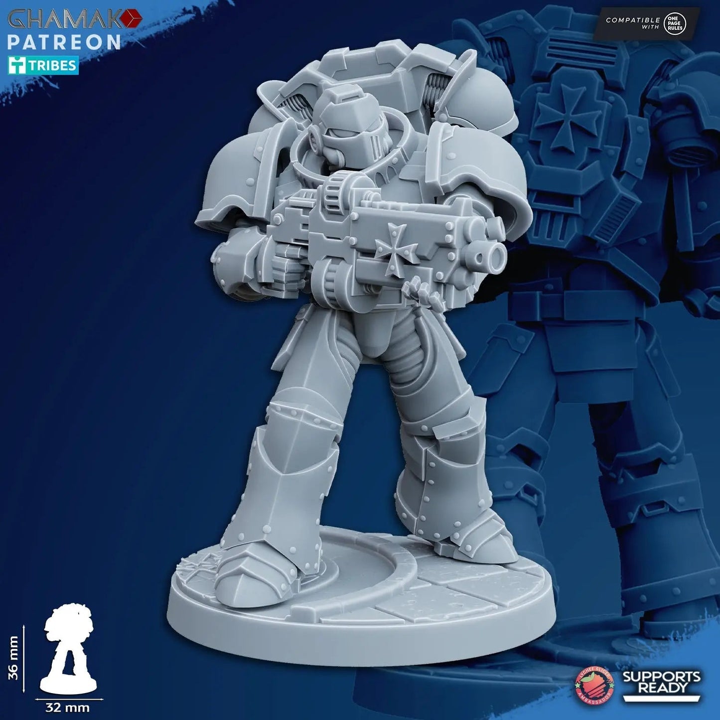 Temple Militum Squad by Ghamak – 10 - Unit Resin Printed Sci - Fi Minis (36mm) - DelsBricks Toys & CollectiblesResin Printed MiniatureDelsBricks Toys & CollectiblesMega Diamonds & Schwartzreiter Mini Forge