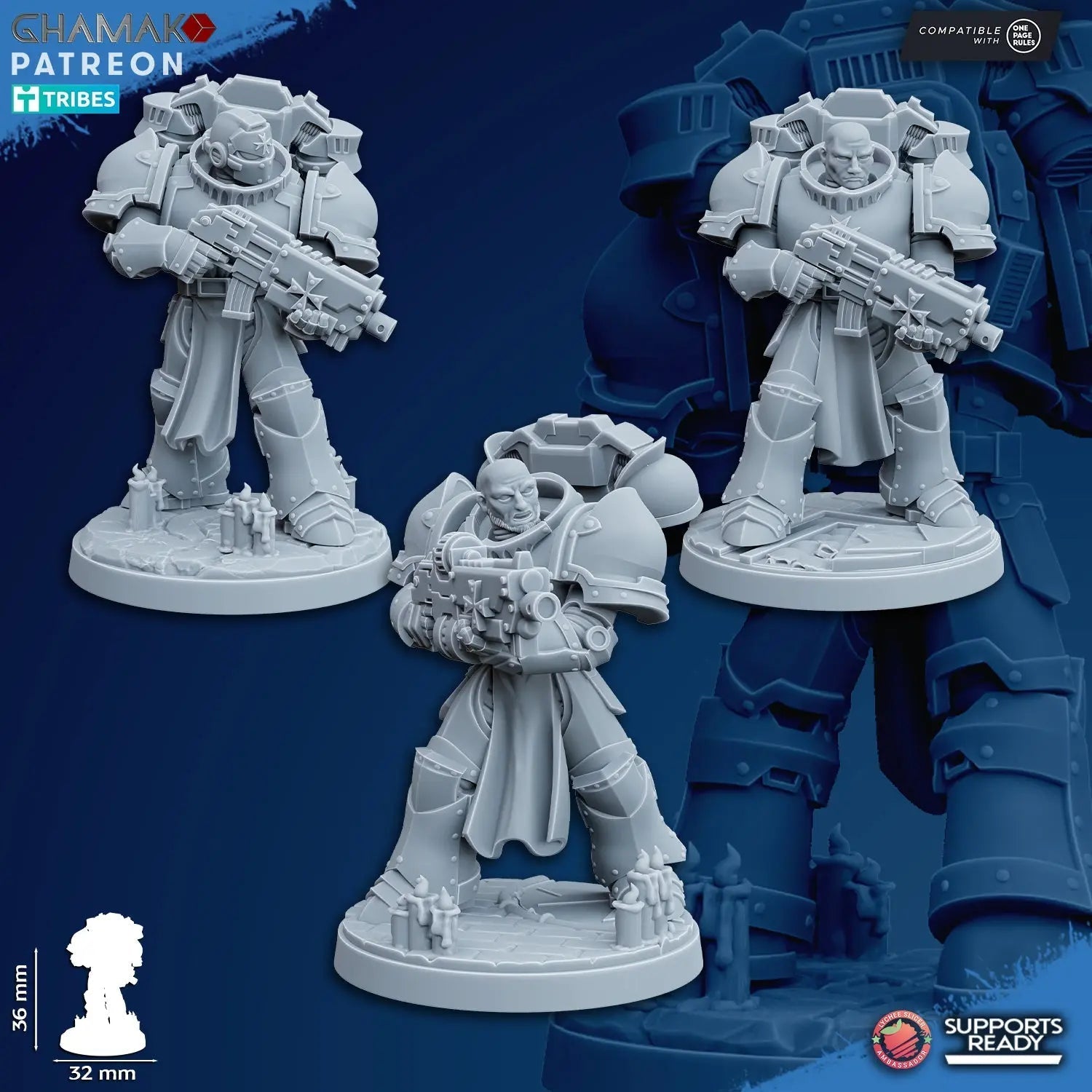 Temple Militum Squad by Ghamak – 10 - Unit Resin Printed Sci - Fi Minis (36mm) - DelsBricks Toys & CollectiblesResin Printed MiniatureDelsBricks Toys & CollectiblesMega Diamonds & Schwartzreiter Mini Forge