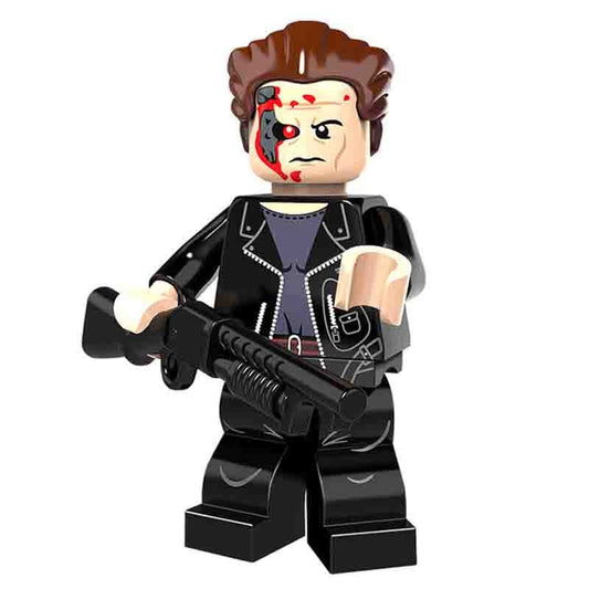 Terminator - t - 800 Lego Minifigures Custom toys - DelsBricks MinifiguresMinifiguresDelsBricks MinifiguresDelsbricks