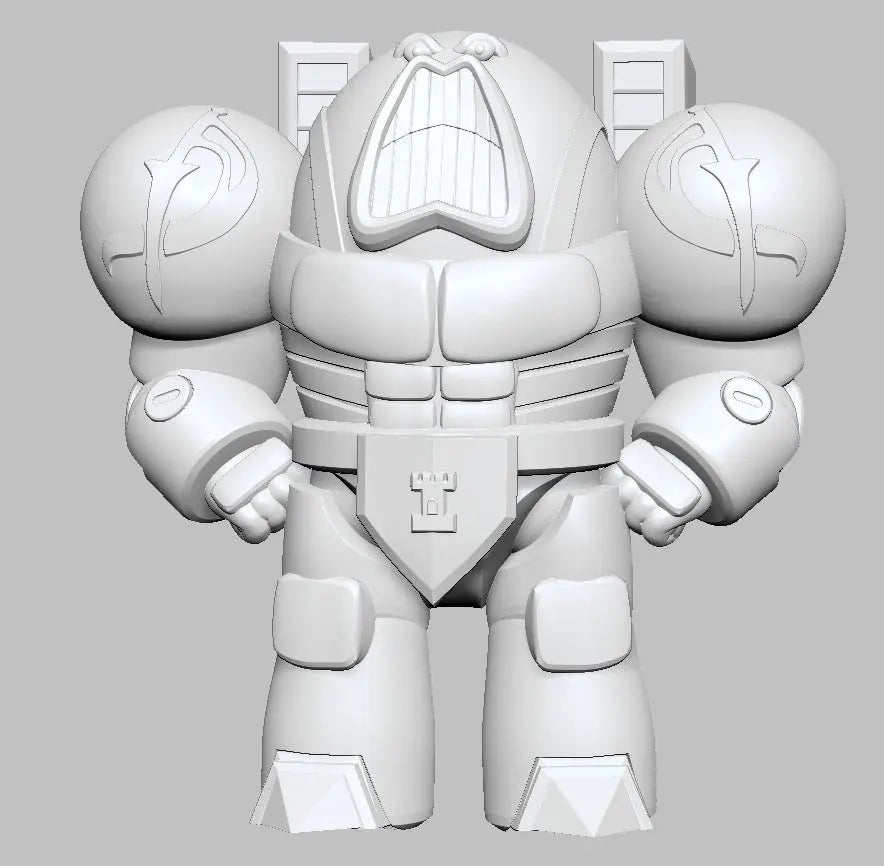 Terry the Psycho Warrior by 3DArtGuy 32mm scale, 50mm, Miniature War Gaming Figure, Grim Dark, Space, Proxy, Space King - DelsBricks Toys & CollectiblesResin Printed MiniatureDelsBricks Toys & CollectiblesMega Diamonds & Schwartzreiter Mini Forge