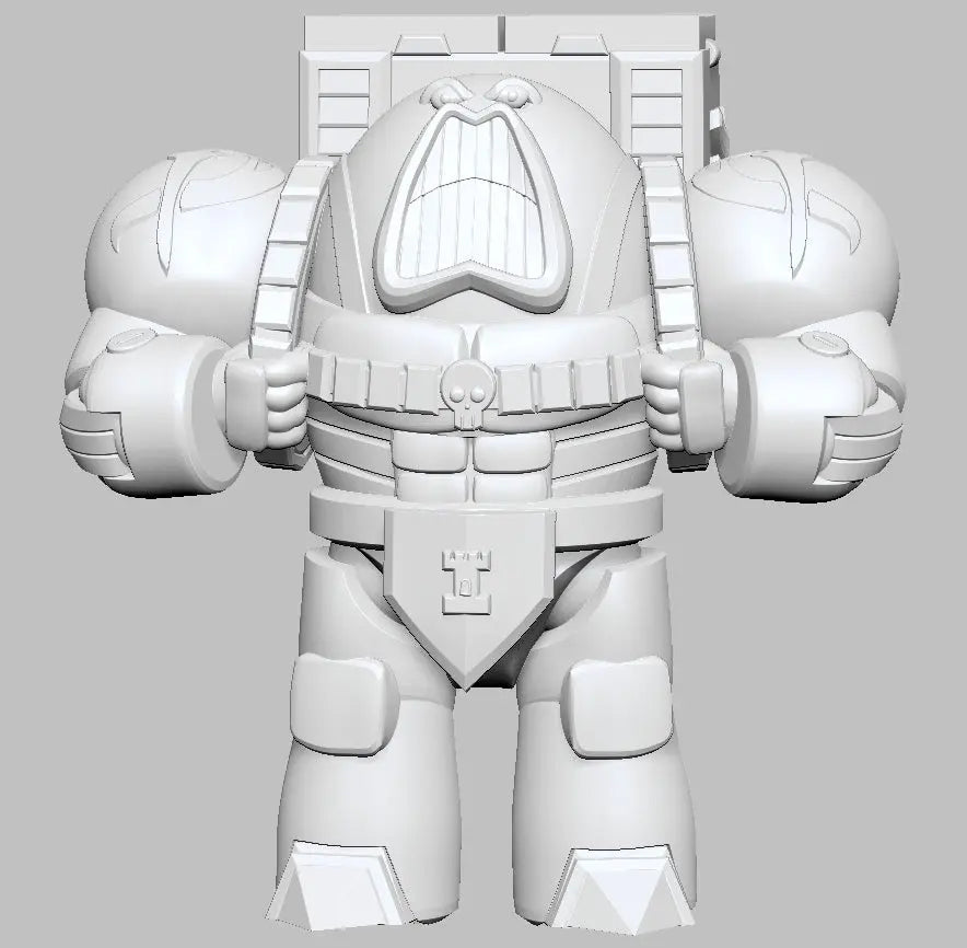 Terry the Psycho Warrior by 3DArtGuy 32mm scale, 50mm, Miniature War Gaming Figure, Grim Dark, Space, Proxy, Space King - DelsBricks Toys & CollectiblesResin Printed MiniatureDelsBricks Toys & CollectiblesMega Diamonds & Schwartzreiter Mini Forge