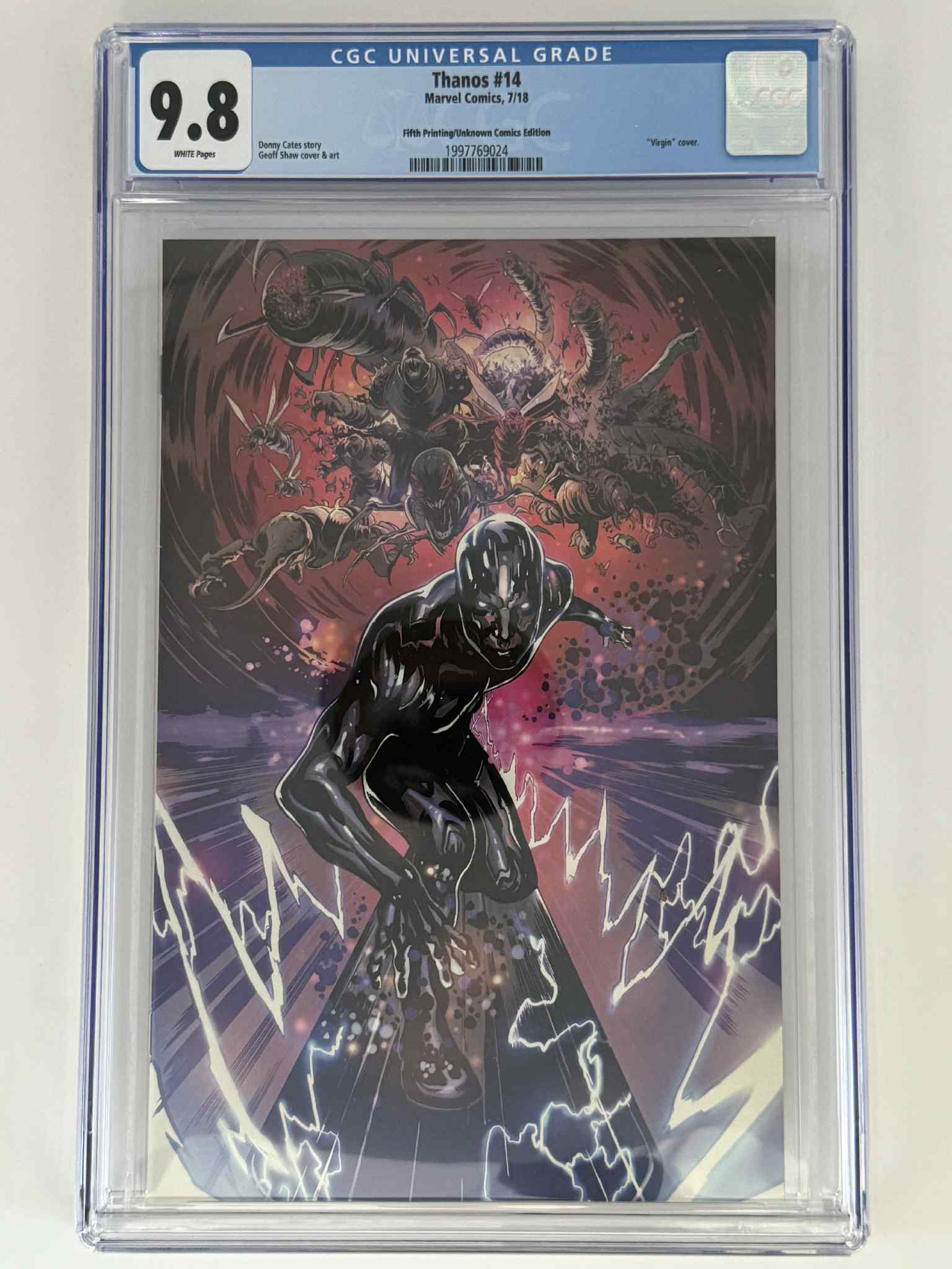 Thanos 15 CGC 9.8 Blue Label Geoff Shaw Exclusive Virgin Var - DelsBricks Toys & CollectiblesCOMIC BOOKDelsBricks Toys & CollectiblesUnknown Comic Books