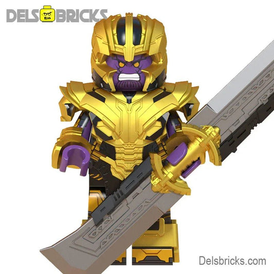 Thanos Avengers Minifigures Lego Minifigures Custom Toys - DelsBricks MinifiguresMinifiguresDelsBricks MinifiguresDelsbricks