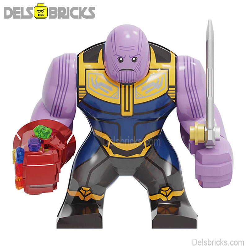 Thanos (Large size) Avengers Lego Minifigures Custom Toys 2 - DelsBricks MinifiguresMinifiguresDelsBricks MinifiguresDelsbricks