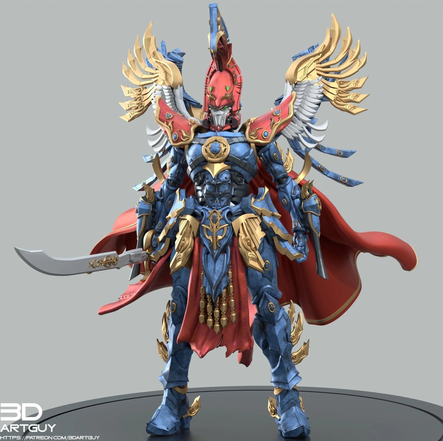 The First Phoenix by 3DArtGuy 32mm scale, 50mm or 100mm, Miniature War Gaming Figure, Grim Dark, Proxy, Space Elf - DelsBricks Toys & CollectiblesResin Printed MiniatureDelsBricks Toys & CollectiblesMega Diamonds & Schwartzreiter Mini Forge