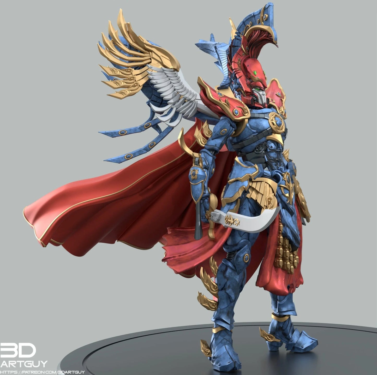 The First Phoenix by 3DArtGuy 32mm scale, 50mm or 100mm, Miniature War Gaming Figure, Grim Dark, Proxy, Space Elf - DelsBricks Toys & CollectiblesResin Printed MiniatureDelsBricks Toys & CollectiblesMega Diamonds & Schwartzreiter Mini Forge