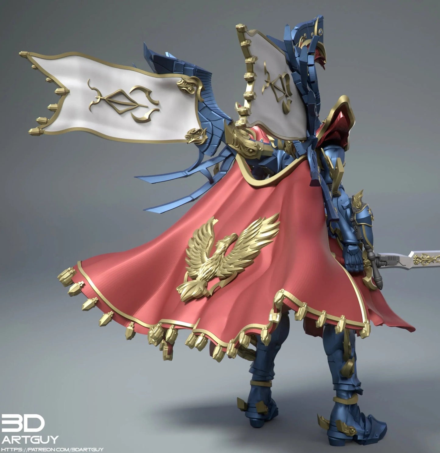 The First Phoenix by 3DArtGuy 32mm scale, 50mm or 100mm, Miniature War Gaming Figure, Grim Dark, Proxy, Space Elf - DelsBricks Toys & CollectiblesResin Printed MiniatureDelsBricks Toys & CollectiblesMega Diamonds & Schwartzreiter Mini Forge