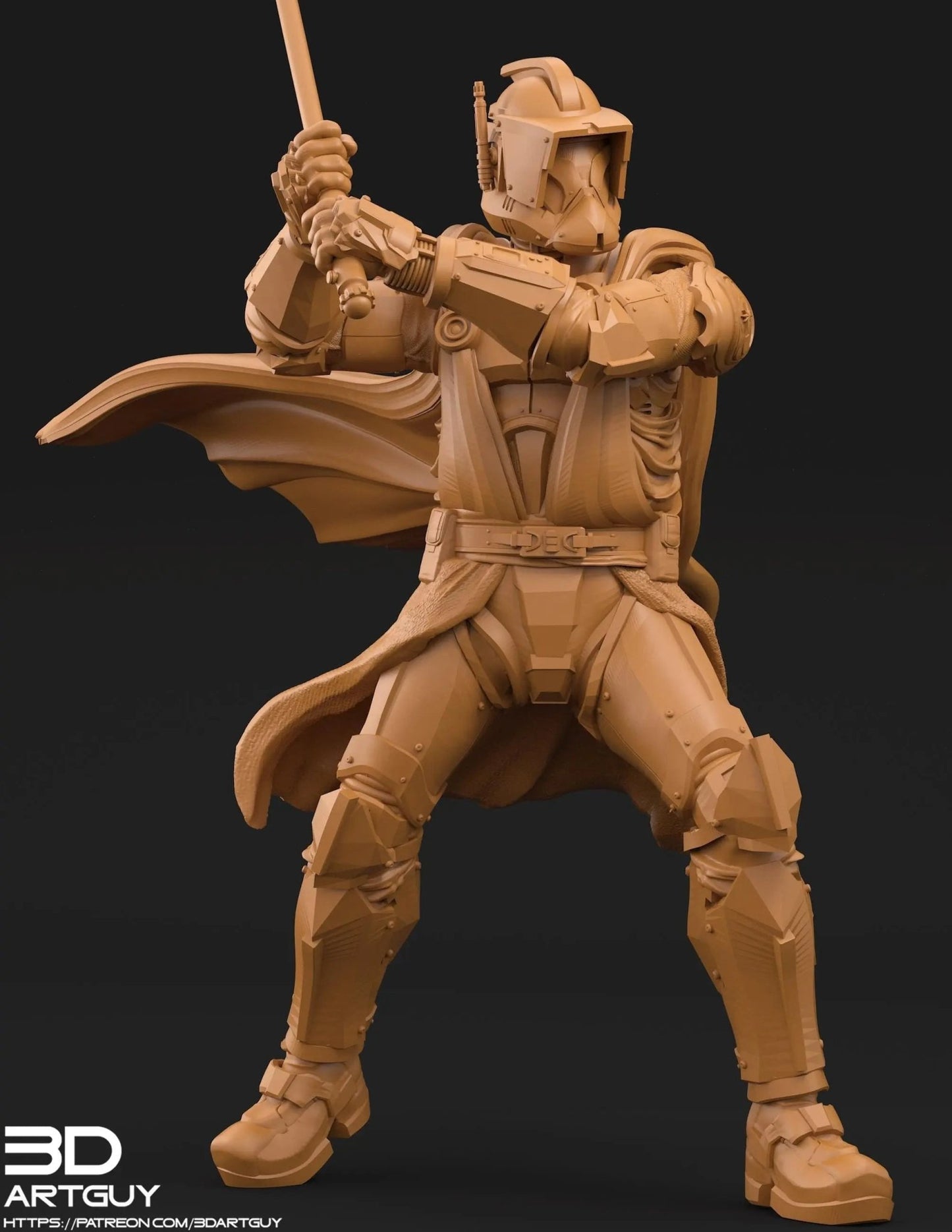 The General by 3DArtGuy 28/32mm scale, 50mm or 100m Miniature War Gaming Figure, Sci - fi, Proxy, Star Wars - DelsBricks Toys & CollectiblesResin Printed MiniatureDelsBricks Toys & CollectiblesMega Diamonds & Schwartzreiter Mini Forge