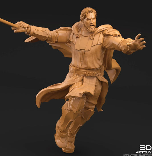 The General by 3DArtGuy 28/32mm scale, 50mm or 100m Miniature War Gaming Figure, Sci - fi, Proxy, Star Wars - DelsBricks Toys & CollectiblesResin Printed MiniatureDelsBricks Toys & CollectiblesMega Diamonds & Schwartzreiter Mini Forge