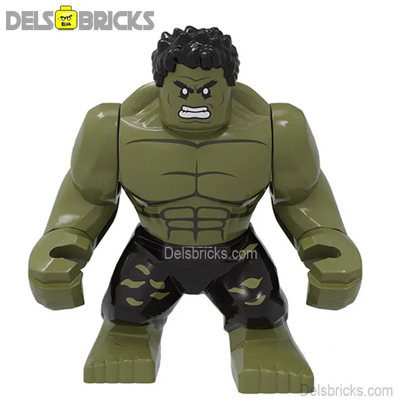 The Hulk (large size) Black Pants Best Lego Minifigures Custom Toys - DelsBricks MinifiguresMinifiguresDelsBricks MinifiguresDelsbricks