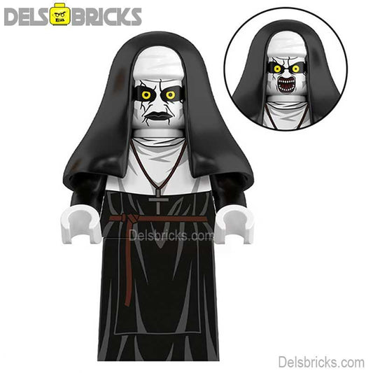 The Nun Valak Lego Horror Movie Minifigures Custom Toys NEW 1 - DelsBricks MinifiguresLego Horror MinifiguresDelsBricks MinifiguresDelsbricks.com