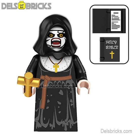 The Nun Valak Lego Horror Movie Minifigures Custom Toys NEW - DelsBricks MinifiguresLego Horror MinifiguresDelsBricks MinifiguresDelsbricks.com