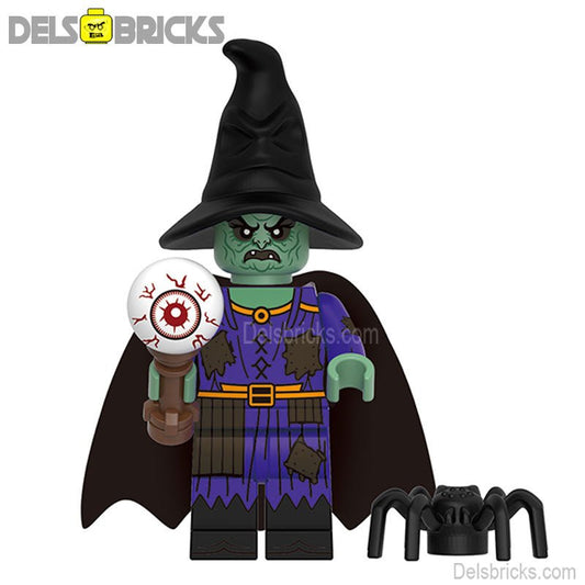 The Old Witch Horror Monsters & ghouls Lego Minifigures custom toys - DelsBricks MinifiguresLego Horror MinifiguresDelsBricks MinifiguresDelsbricks.com