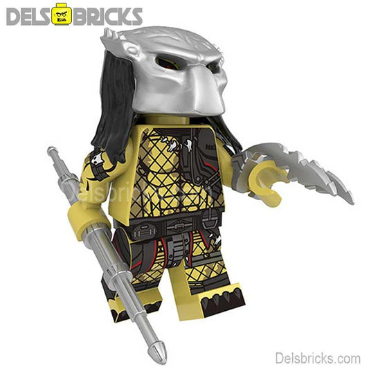 The Predator Golden Yautja Lego Minifigures Custom Toys 3 - DelsBricks MinifiguresMinifiguresDelsBricks MinifiguresDelsbricks