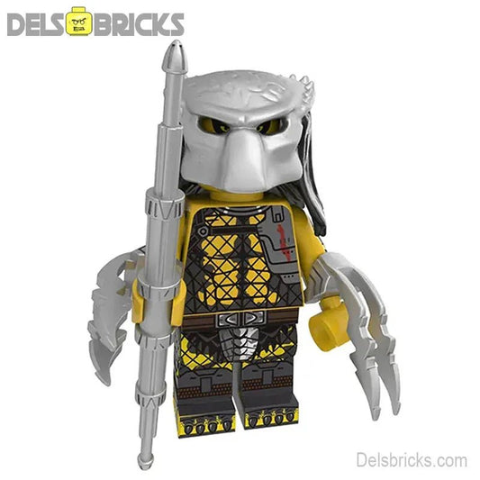The Predator Yellow Yautja Minifigures 5 - DelsBricks MinifiguresMinifiguresDelsBricks MinifiguresDelsbricks