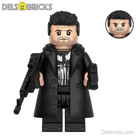 The Punisher Frank Castle Lego Minifigures Custom Toys 1 - DelsBricks MinifiguresMinifiguresDelsBricks MinifiguresDelsbricks