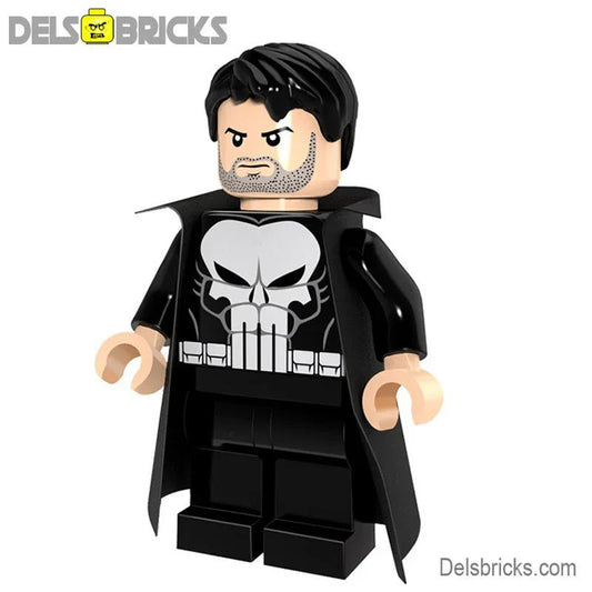 The Punisher Frank Castle Lego Minifigures Custom Toys - DelsBricks MinifiguresMinifiguresDelsBricks MinifiguresDelsbricks