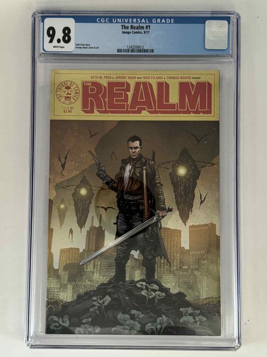 The Realm 1 CGC 9.8 Blue Label Haun Exclusive Var - DelsBricks Toys & CollectiblesCOMIC BOOKDelsBricks Toys & CollectiblesUnknown Comic Books